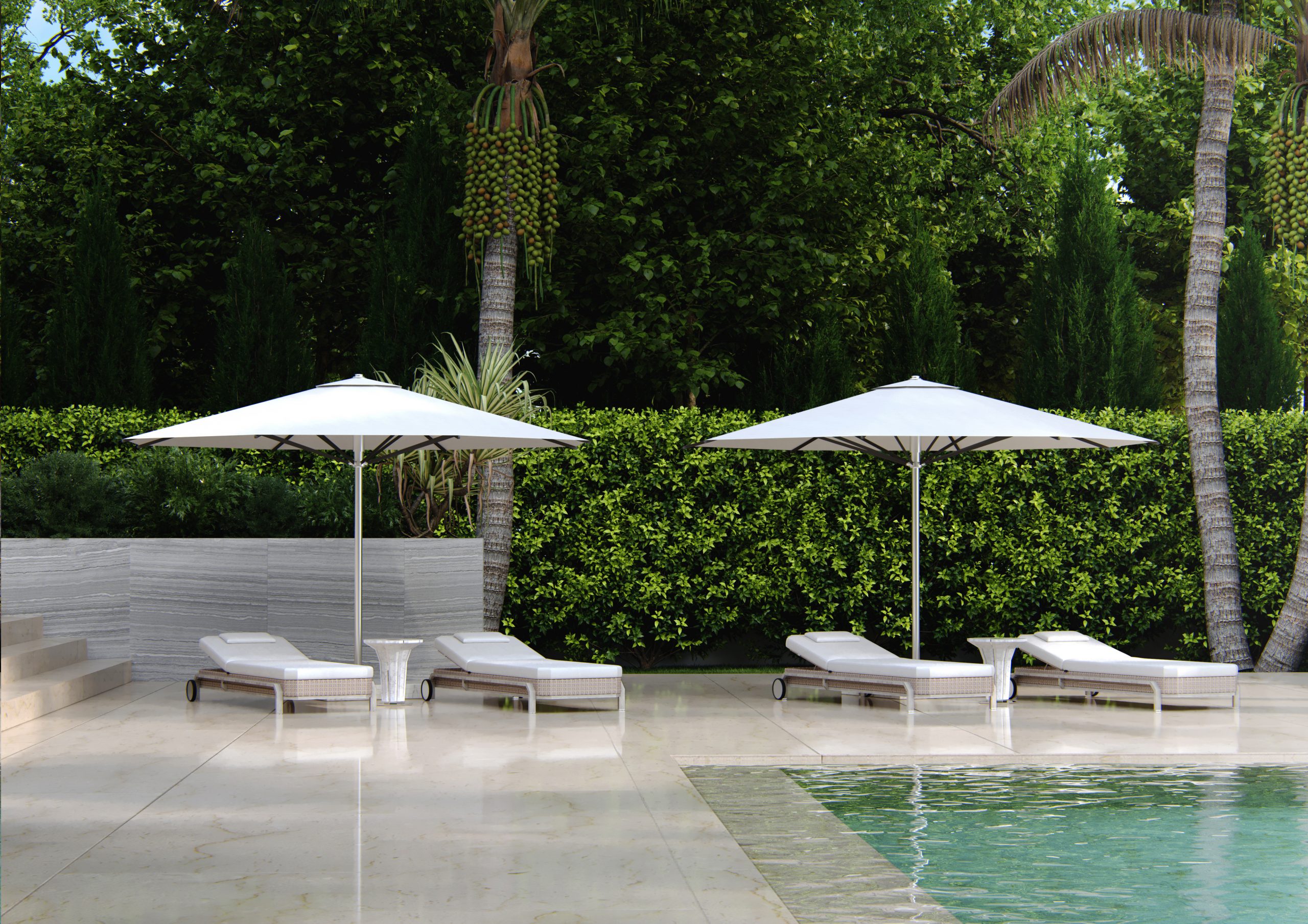 Outdoor Design With Summer Vibes From A Modern Villa In Marbella!