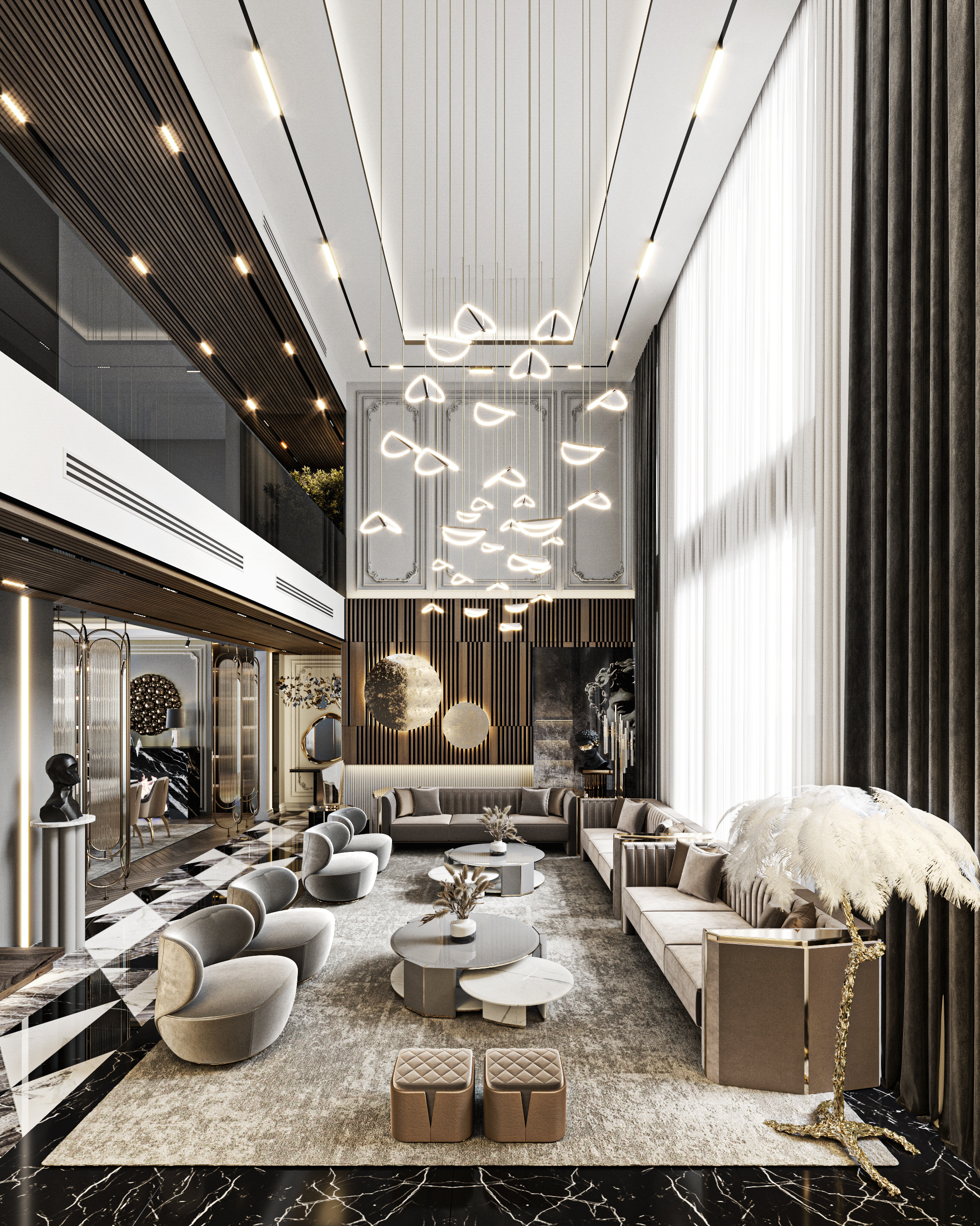 Living Room Decor With A Majestic Feeling Within Sharjah