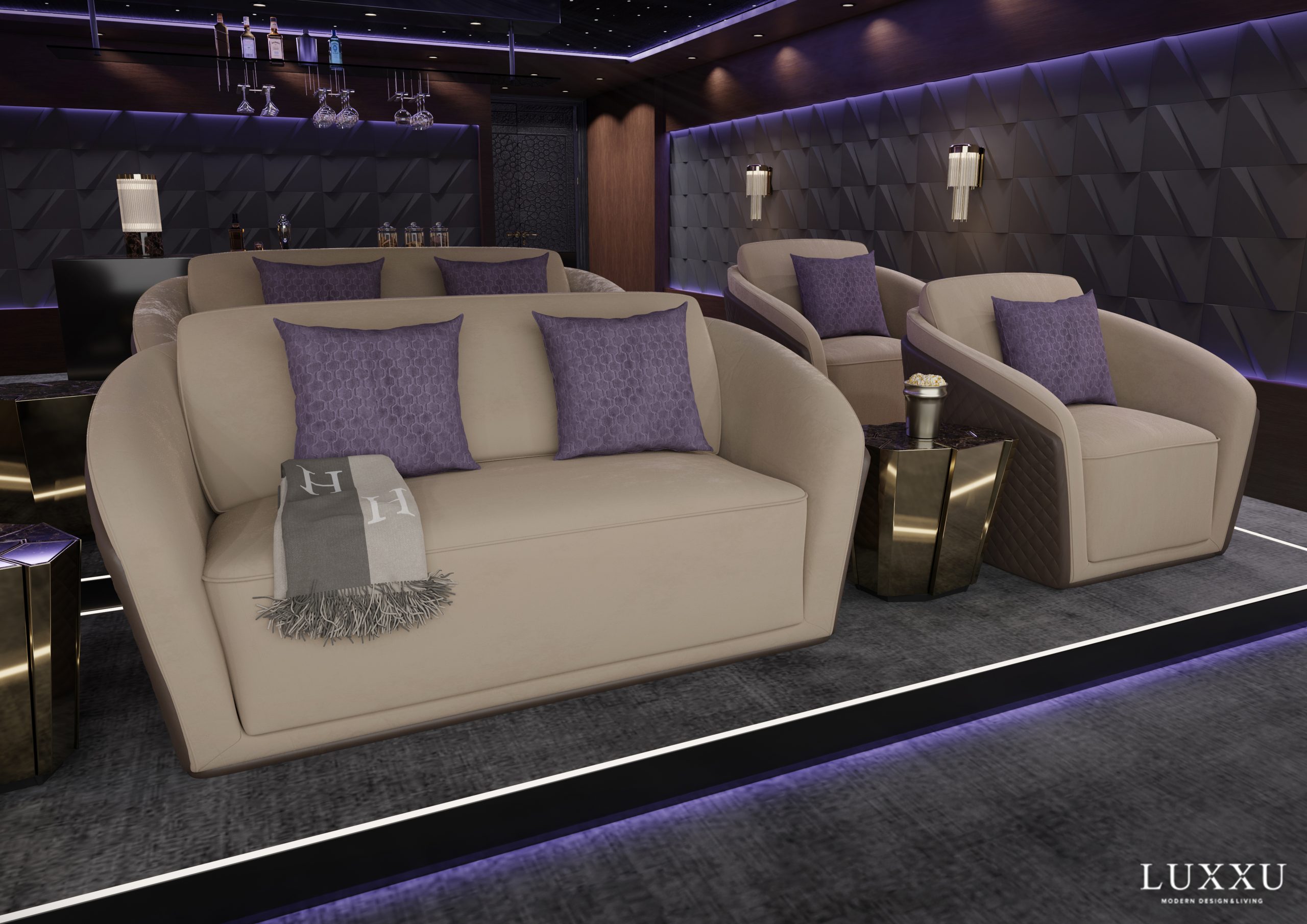 luxury home cinema