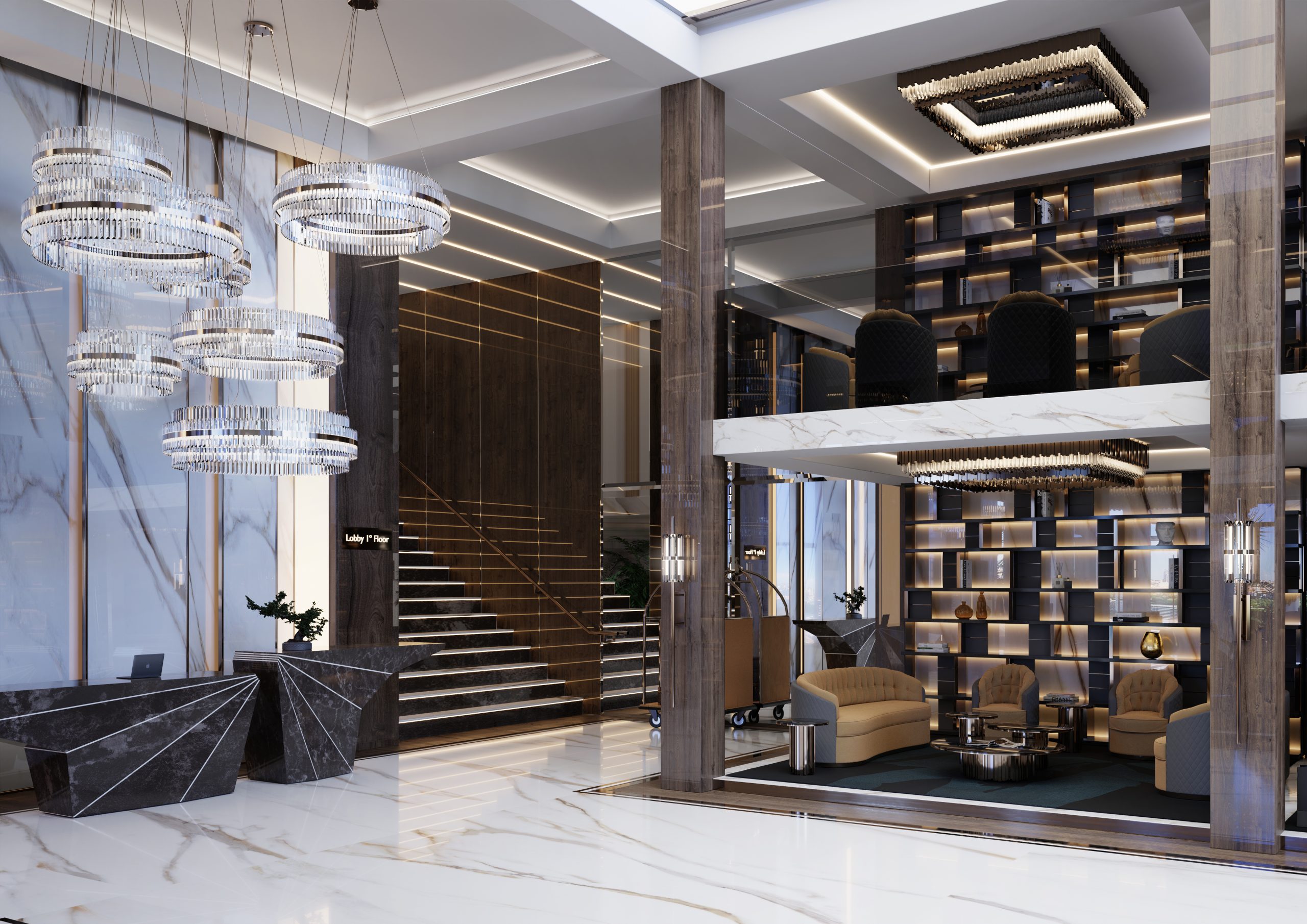 Modern Hotel Lobby Solutions By LUXXU