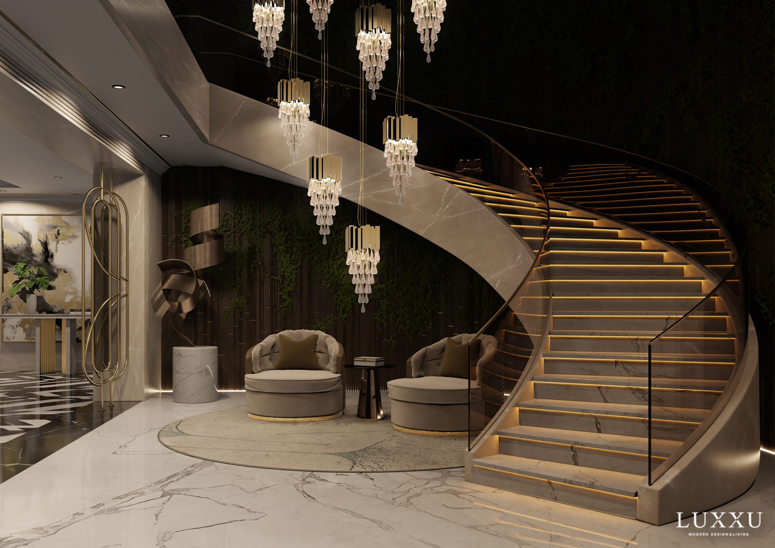 Luxxu modern shop design and living