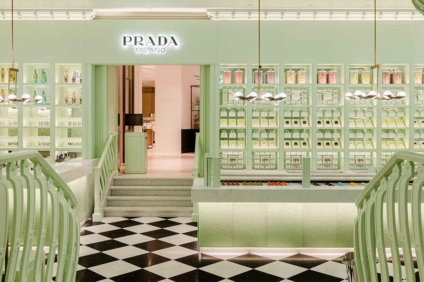 New Prada Pop-Up Caffé In Harrods: Eat In Style