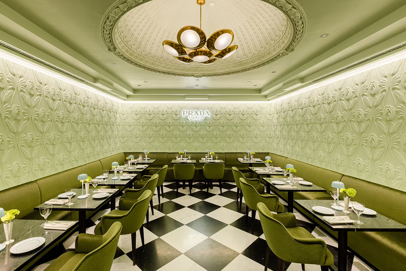 New Prada Pop-Up Caffé In Harrods: Eat In Style