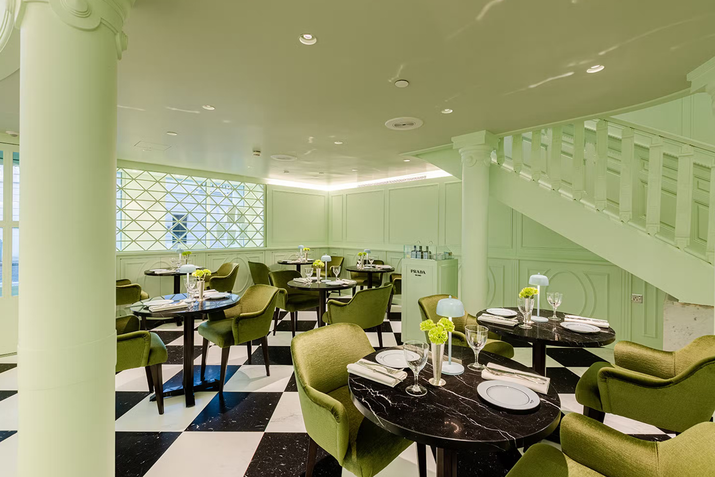 New Prada Pop-Up Caffé In Harrods: Eat In Style