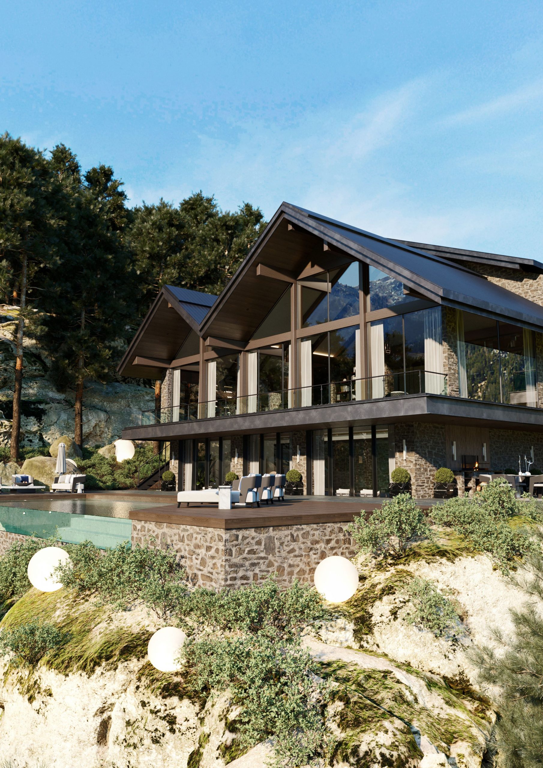 Montreux Avant-Garde Chalet: A Breathtaking Retreat Infused with Luxury