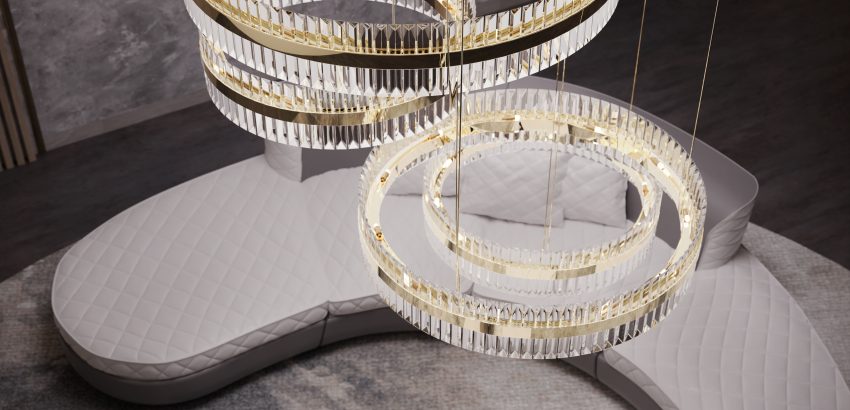 Liberty Slim Chandelier by LUXXU