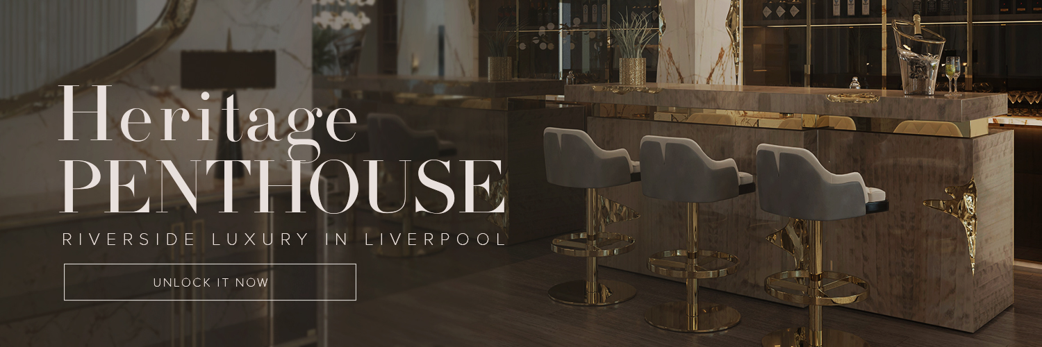 Discover LUXXU's Heritage Penthouse in Liverpool - A stunning new interior design project, celebrating life by the riverside