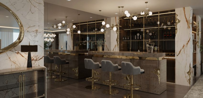 Heritage Penthouse Liverpool - Bar Area | LUXXU