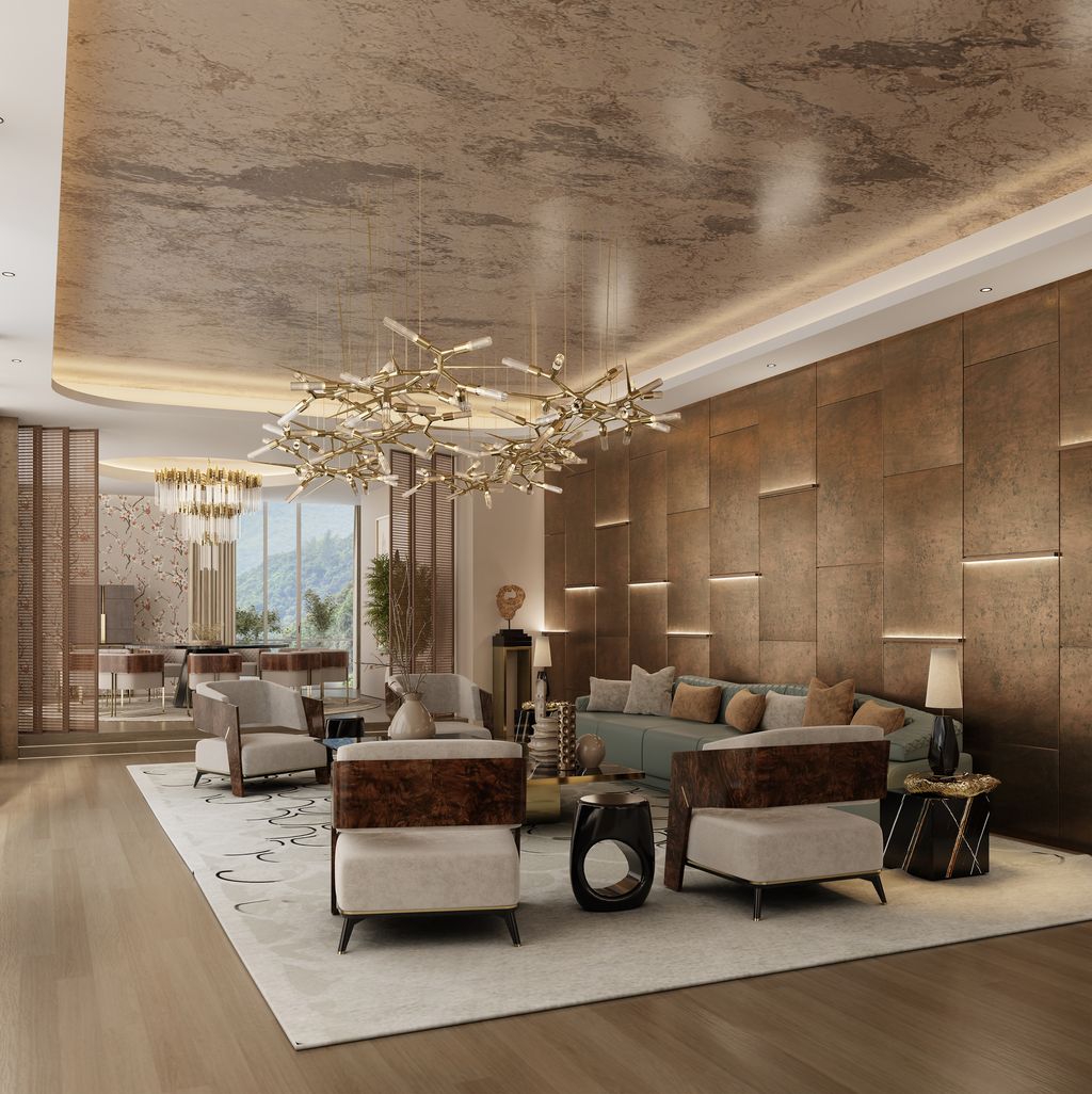 Integrated Living and Dining Spaces
