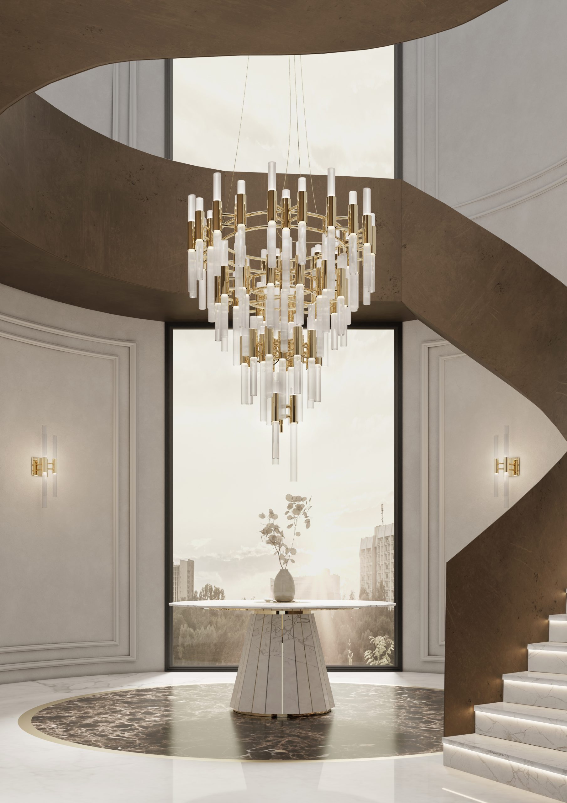 WATERFALL CHANDELIER