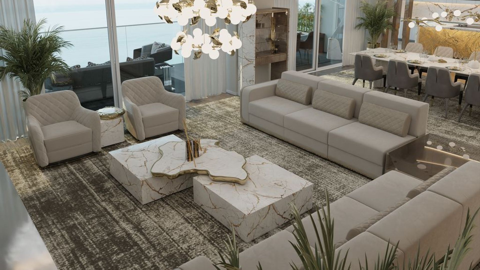 Illustration of Unique Luxury Apartment Layouts