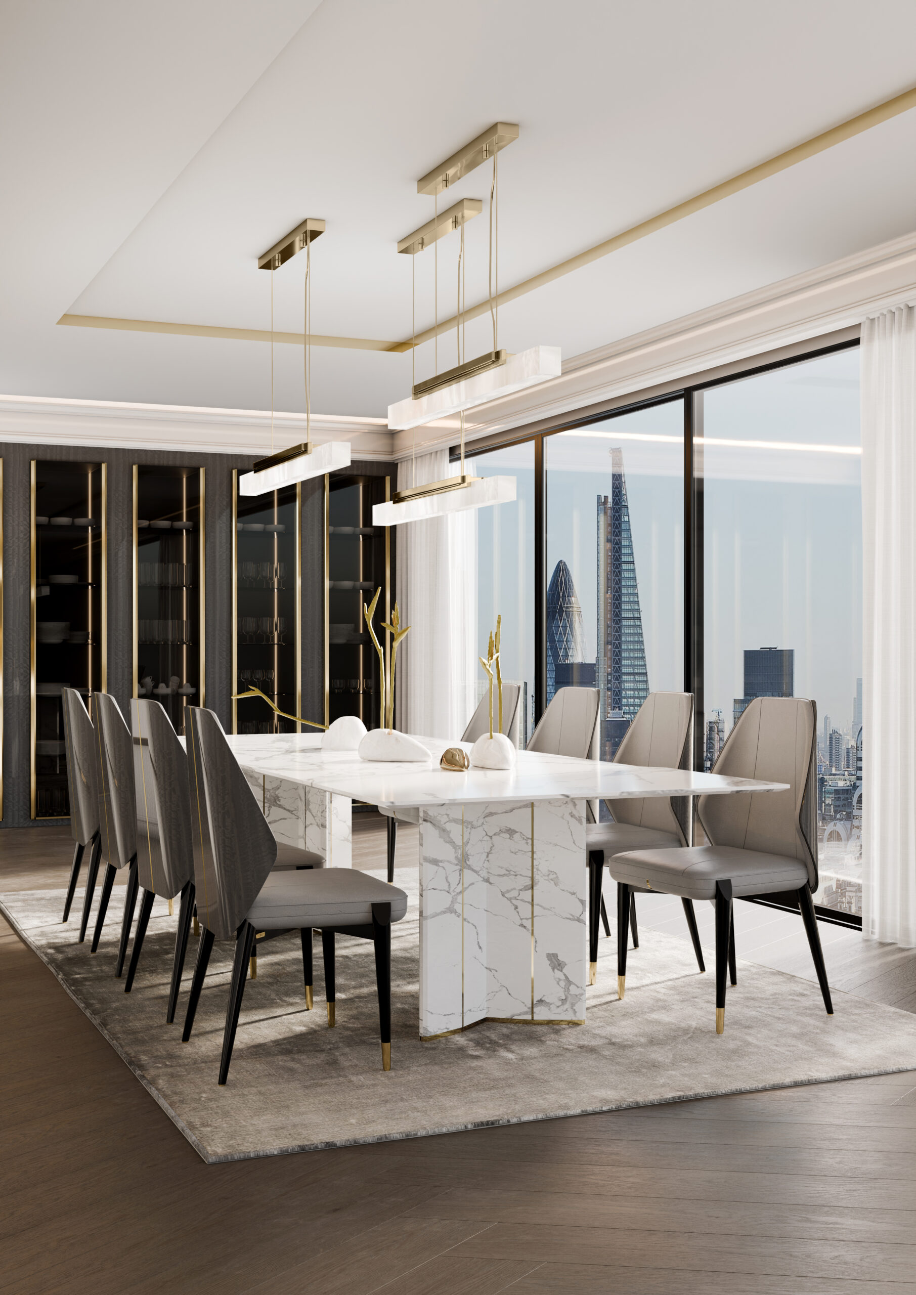 16 ELEGANT DINING ROOMS WITH AN AURA OF MODERNITY