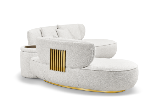 talie round sofa