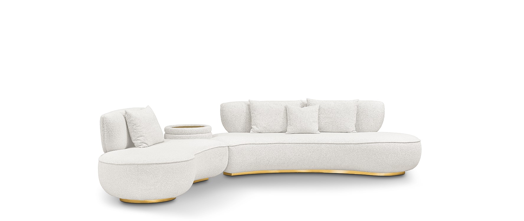 talie round sofa