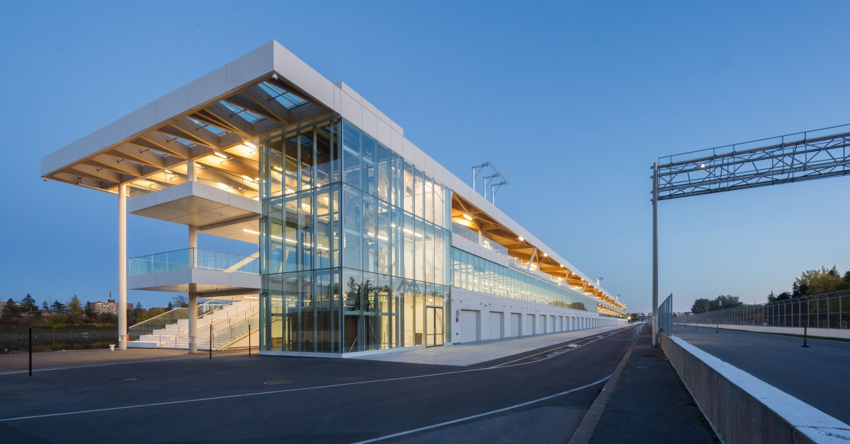 Take a Look at the Paddock Design for the Canadian Grand Prix