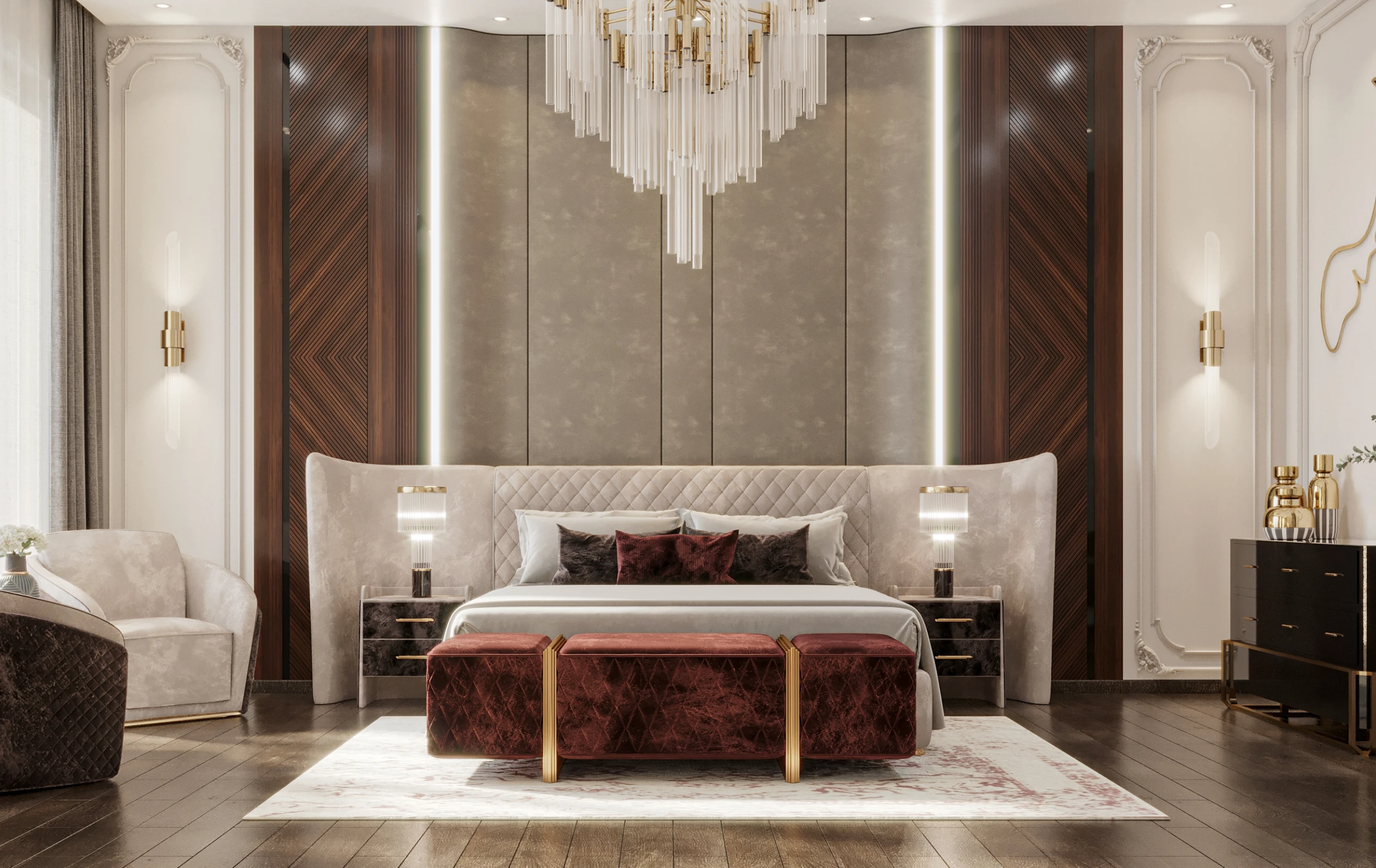 Charla XL Bed: Elevating Luxury Bedroom Design