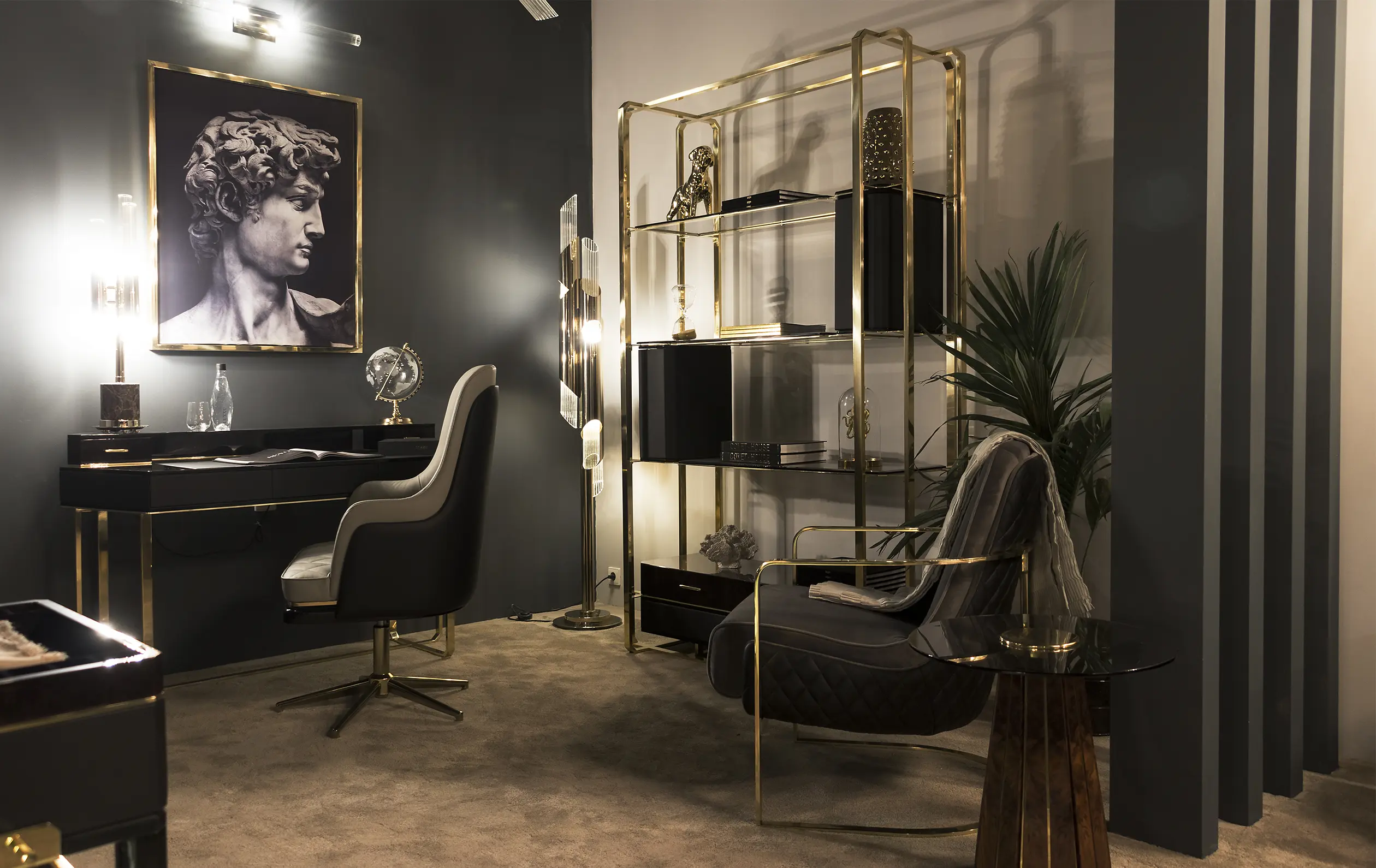 luxury walk-in closet